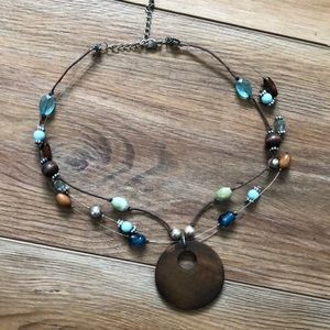 Wooden necklace